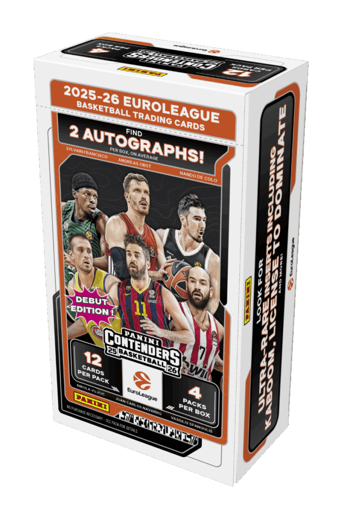 Buy 2025-26 Panini EuroLeague Contenders Basketball Hobby Box