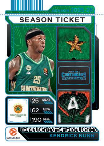 Buy 2025-26 Panini EuroLeague Contenders Basketball Mega Box