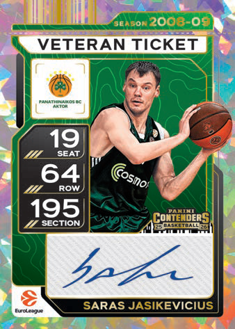 Buy 2025-26 Panini EuroLeague Contenders Basketball Mega Box