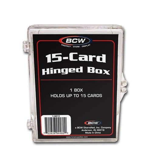Hinged Trading Card Box – 15 Count Hinged Trading Card Box – 15 Count