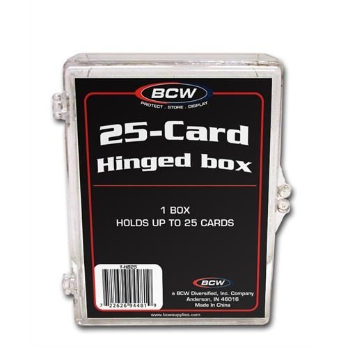 Hinged Trading Card Box – 25 Count Hinged Trading Card Box – 25 Count