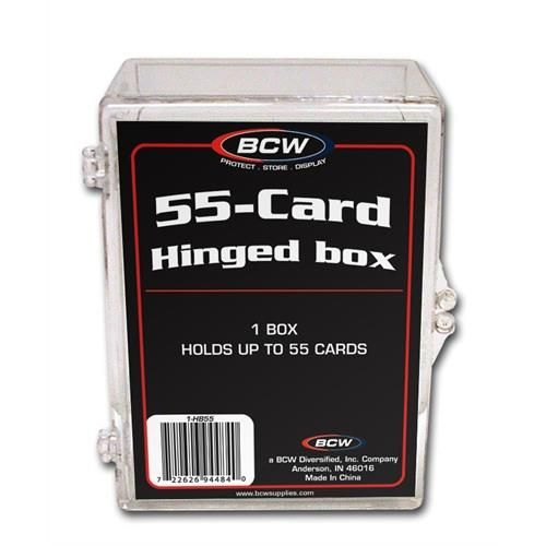 Hinged Trading Card Box – 55 Count Hinged Trading Card Box – 55 Count