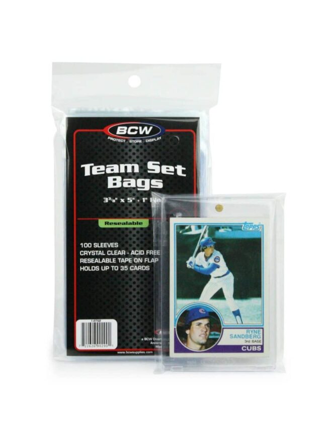 Resealable Team Set Bags Resealable Team Set Bags