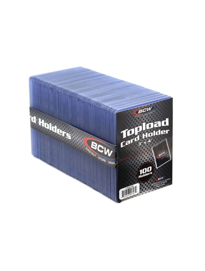 3×4 Topload Card Holder – Standard (100 CT. Pack) 3×4 Topload Card Holder – Standard (100 CT. Pack)
