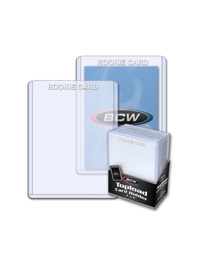 3×4 Topload Card Holder – Rookie Imprinted – White 3×4 Topload Card Holder – Rookie Imprinted – White