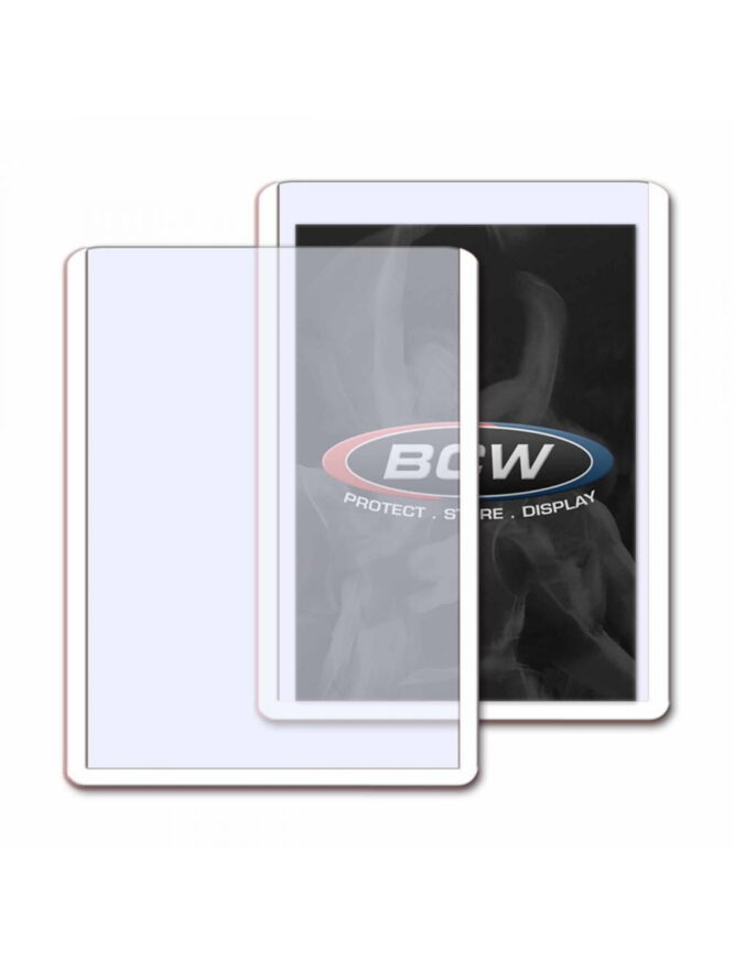 3×4 Topload Card Holder – White Border 3×4 Topload Card Holder – White Border