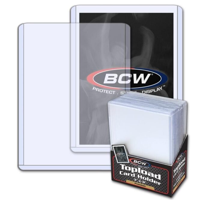 3×4 Topload Card Holder – Premium 3×4 Topload Card Holder – Premium