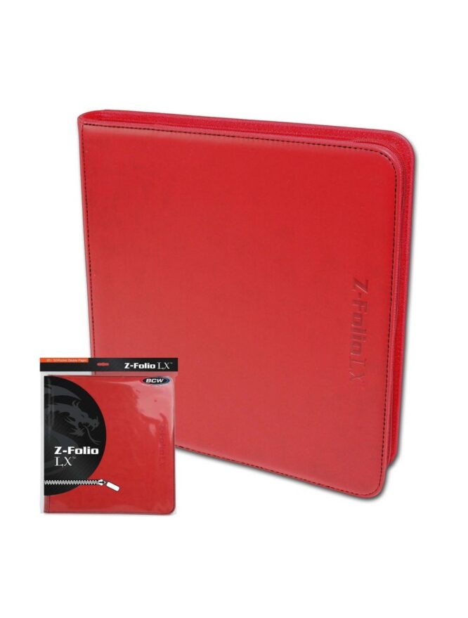Z-Folio 12-Pocket LX Album – Red Z-Folio 12-Pocket LX Album – Red