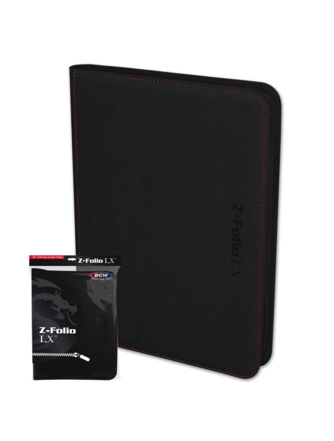 Z-Folio 9-Pocket LX Album – Black Z-Folio 9-Pocket LX Album – Black