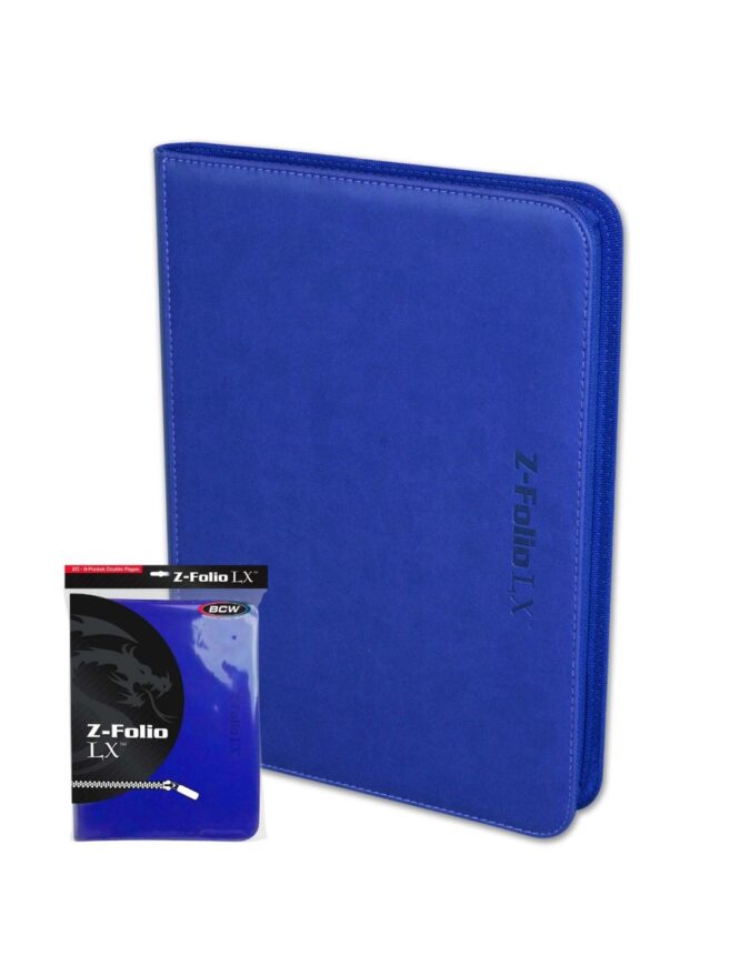 Z-Folio 9-Pocket LX Album – Blue Z-Folio 9-Pocket LX Album – Blue