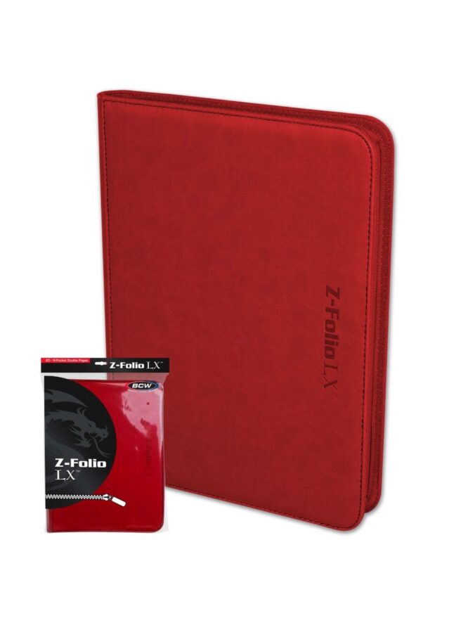 Z-Folio 9-Pocket LX Album – Red Z-Folio 9-Pocket LX Album – Red