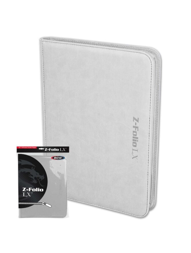 Z-Folio 9-Pocket LX Album – White Z-Folio 9-Pocket LX Album – White
