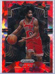 Coby White Panini Prizm 2019 20 Base RC Red Ice 1 scaled