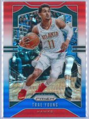 Trae Young 2 Panini Prizm 2019 20 Base 2nd Year Red White Blue 1 scaled