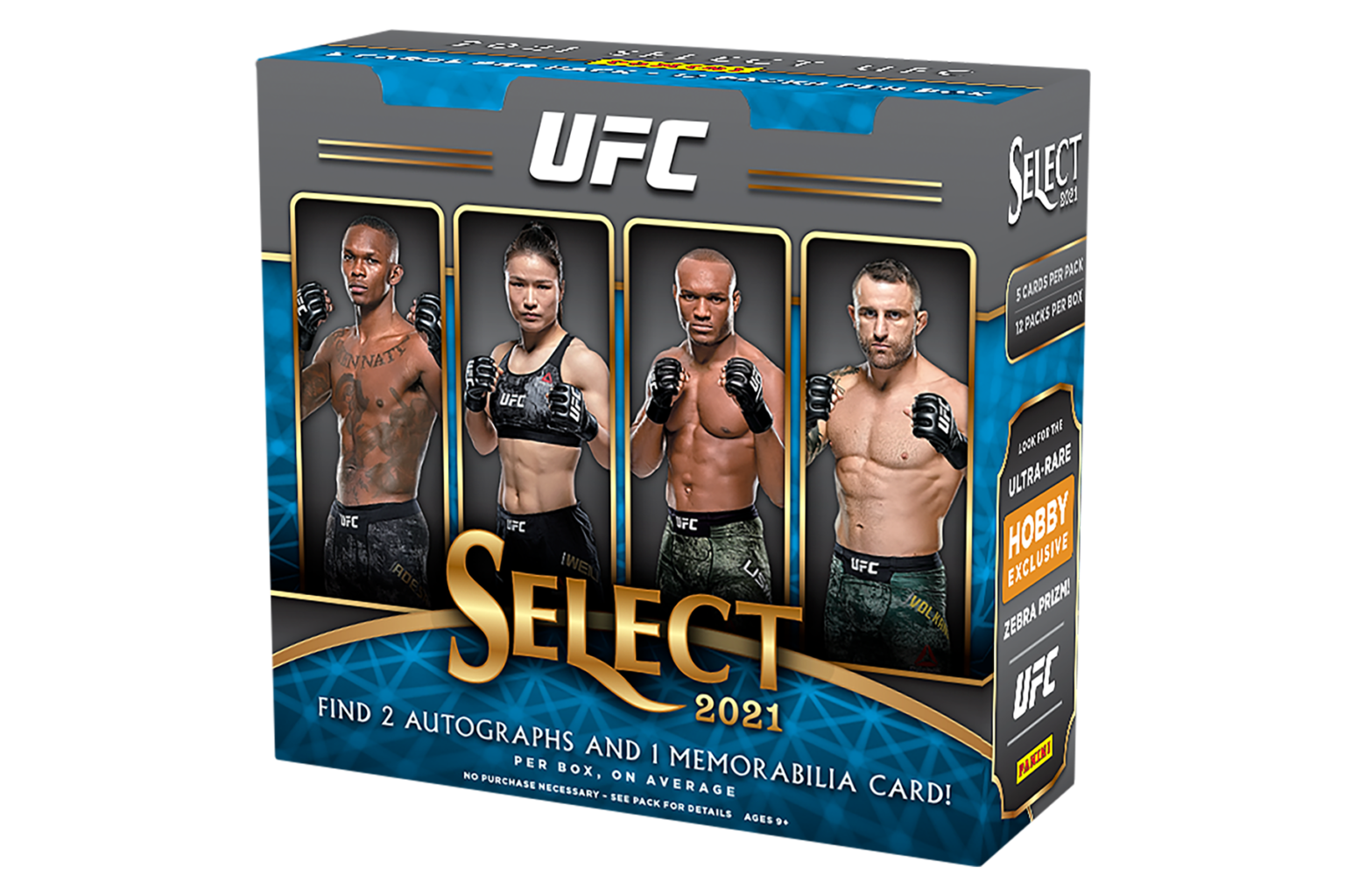 2021 Panini Select UFC Cards Hobby Box