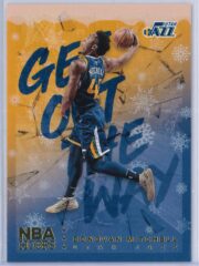 Donovan Mitchell Panini NBA Hoops Basketball 2018-19 Get Out The Way Gold  Winter Edition