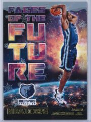 Jaren Jackson Jr. Panini NBA Hoops Basketball 2018-19 Faces Of The Future Gold  Winter Edition