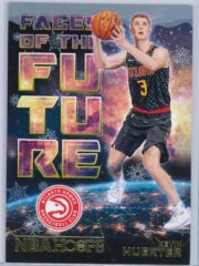 Kevin Huerter Panini NBA Hoops Basketball 2018-19 Faces Of The Future Gold  Winter Edition