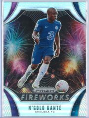Ngolo Kante Panini Prizm Premier League 2020-21 Fireworks Silver Prizm