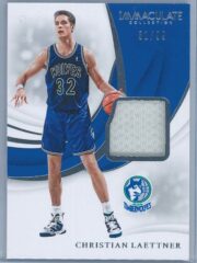 Christian Laettner Panini Immaculate Basketball 2018 19 Swatches 3199 1