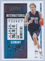 Dirk Nowitzki Panini Contenders Basketball 2020-21 International Ticket