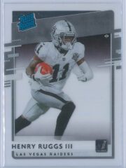 Henry Ruggs III Panini Chronicles Football 2020 Clearly Donruss  Rated Rookie