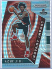 Nassir Little Panini Prizm 2019-20 Instant Impact Silver