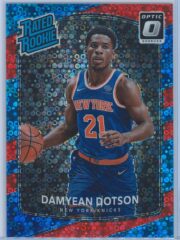 Damyean Dotson Panini Donruss Optic Basketball 2017 18 Rated Rookie Red Fast Break Parallel 1885 1