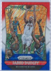 Jared Dudley Panini Prizm Basketball 2015-16 Base Red White Blue Parallel