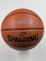 Magic Johnson Los Angeles Lakers Authentic Signed Spalding Basketball w Purple Signature BAS MJ14225 1