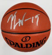 Kemba Walker Charlotte Hornets Authentic Signed Spalding Game Ball Series Basketball w Silver Signature A 263126 1