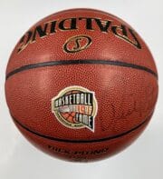Rick Pitino Louisville College Authentic Signed Brown Spalding Basketball w Black Signature 1