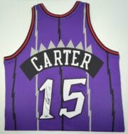 Vince Carter Toronto Raptors 1998-99 Authentic Signed Mitchell and Ness Hardwood Classics [B396785]