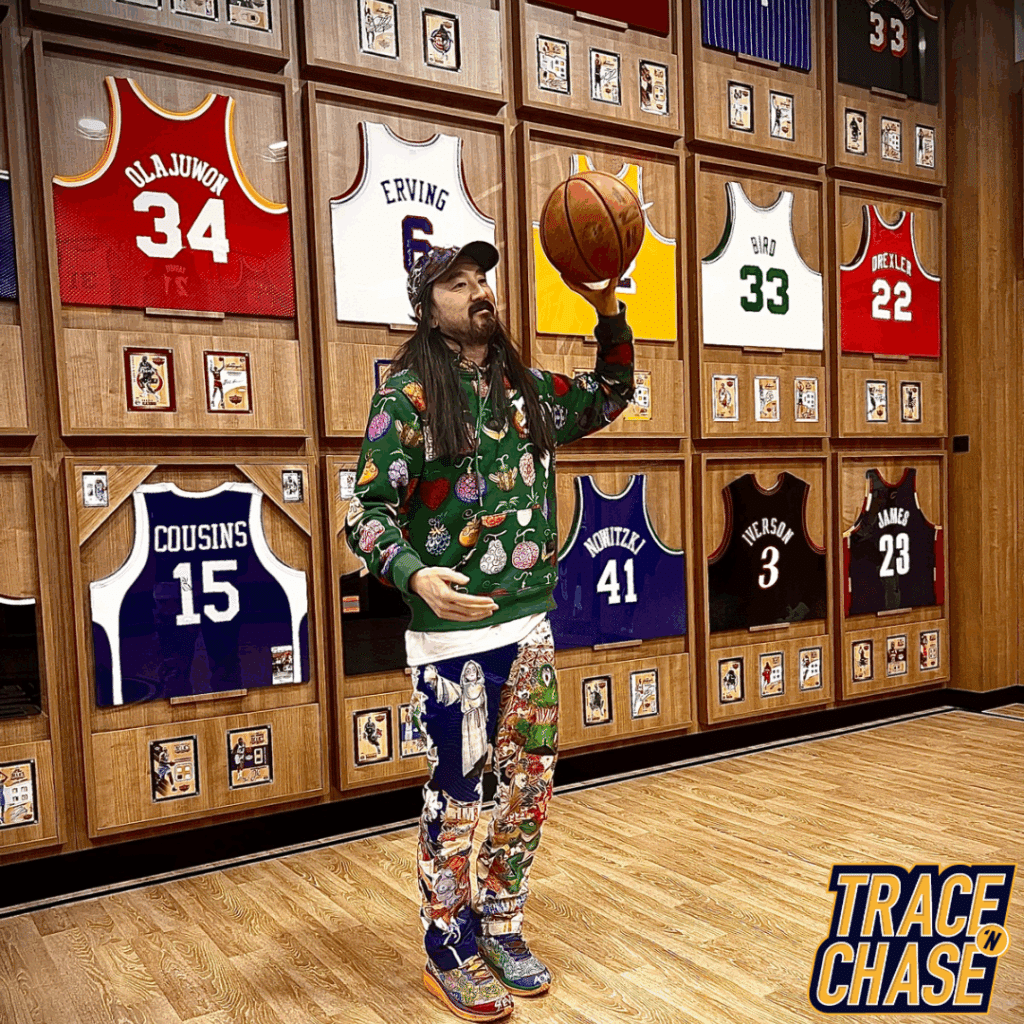World-renowned DJ, producer, and passionate card collector Steve Aoki visits Trace ‘n Chase for an EPIC Hobby Hangout!