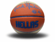 Nick Galis Autographed Authentic Spalding Hellas Series Basketball