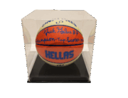 Acrylic Basketball Display Case With Black Base