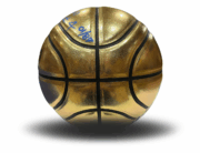 Nick Galis Autographed Authentic Molten Gold BG-SL7 Basketball w' "4" Inscription, Limited to 87 - Image 2