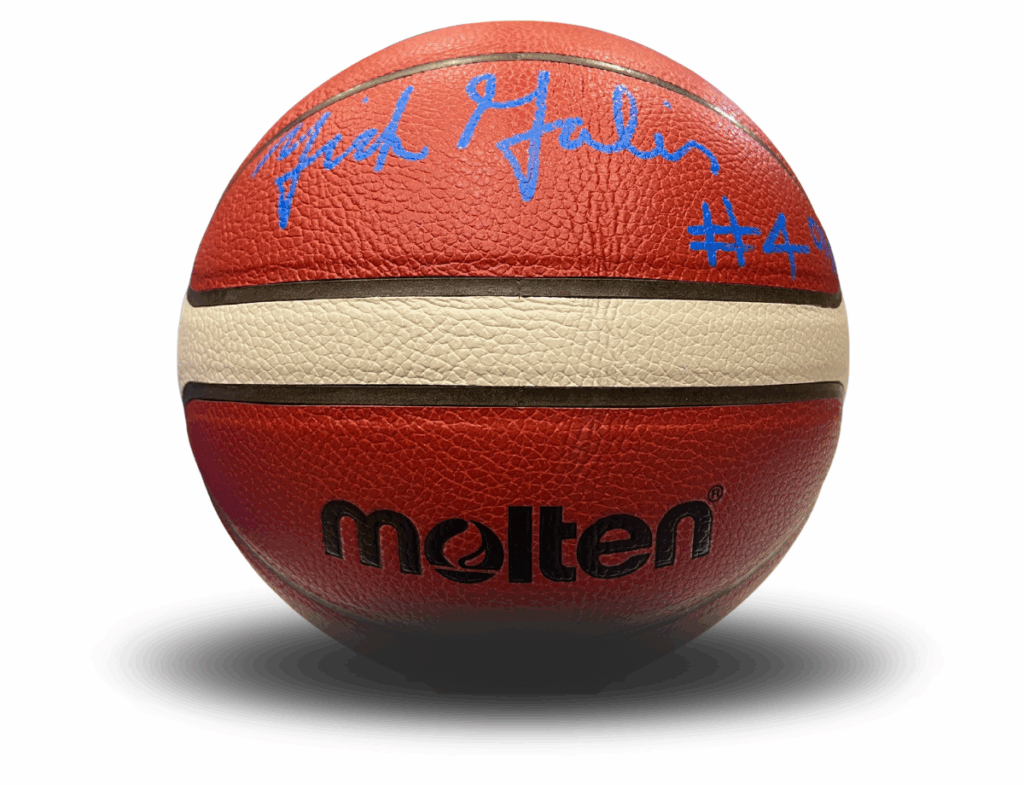 Nick Galis Autographed Authentic Molten BG-4500 FIBA Basketball