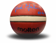 Nick Galis Autographed Authentic Molten BG-4500 FIBA Basketball