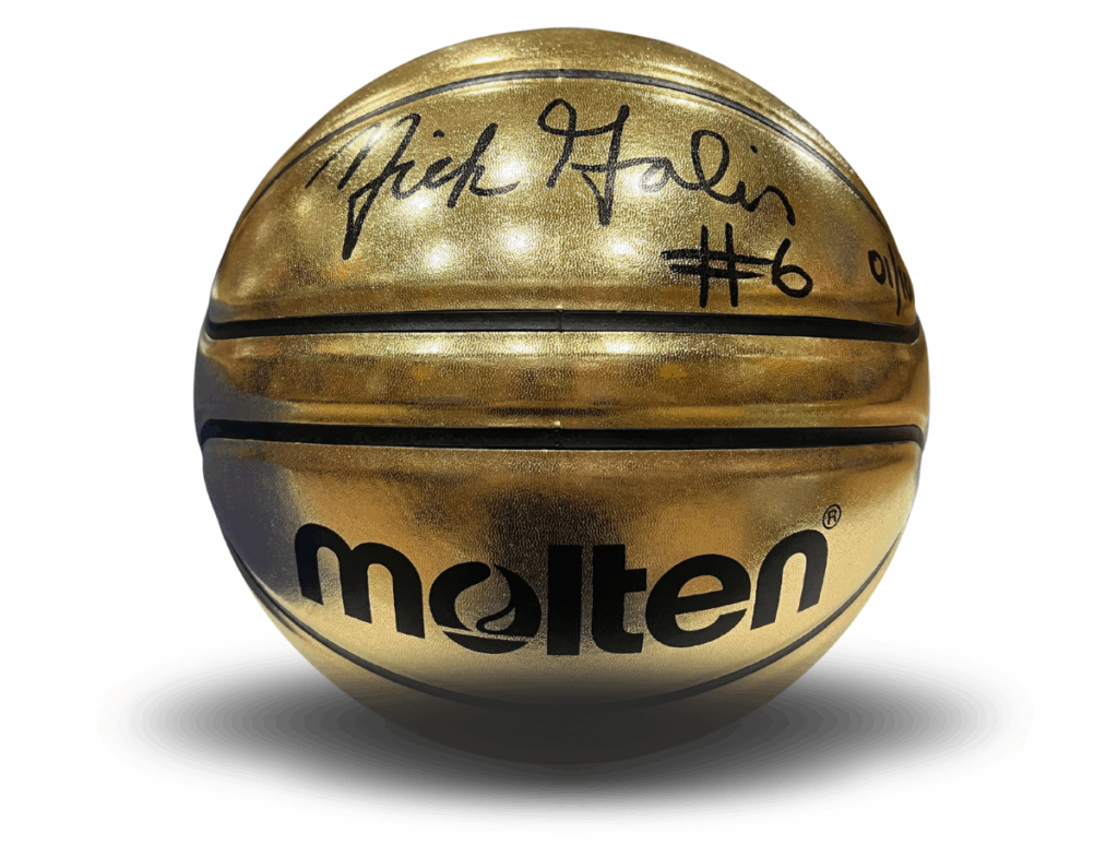 Nick Galis Autographed Authentic Molten Gold BG-SL7 Basketball