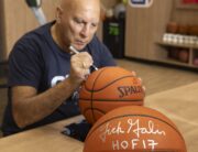 Nick Galis Autographed Authentic Spalding NBA Replica Basketball w' "HOF 17" Inscription, Limited to 20 - Image 4