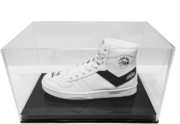 Acrylic High Sneaker Display Case With Black Base